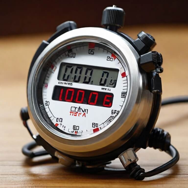 mechanical and digital stopwatches