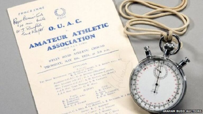 The Stopwatch That Made History: Timing Roger Bannister’s Sub-4 Minute Mile