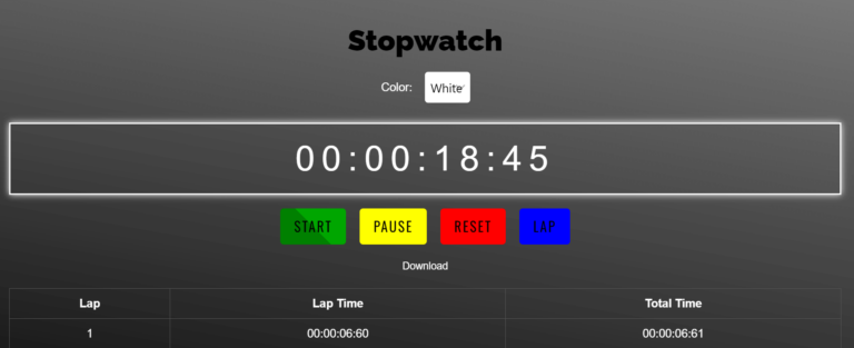 Time Anything Down to the Millisecond With Our Precise Online Stopwatch